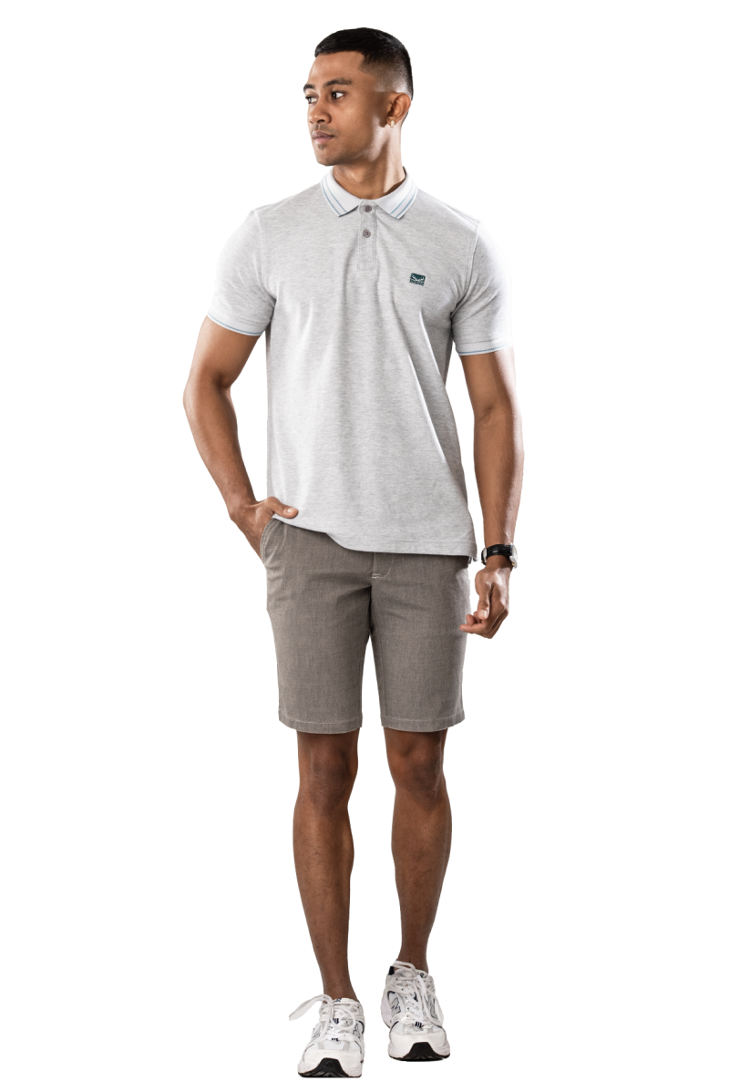 Moose Men's Superior Pique Polo T-Shirt - Grey Heather
