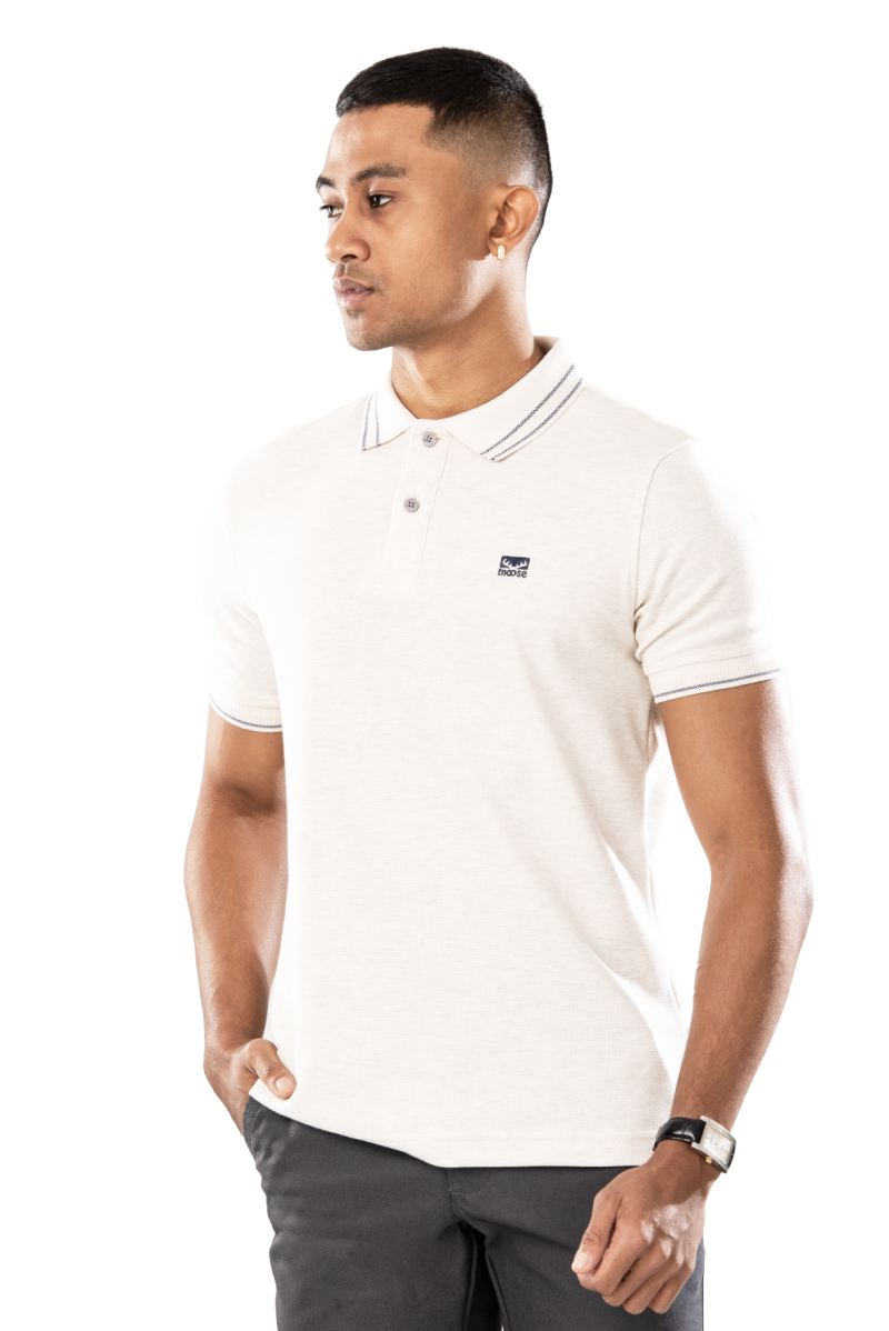 Moose Men's Superior Pique Polo T-Shirt - Antique Heather - Image 3