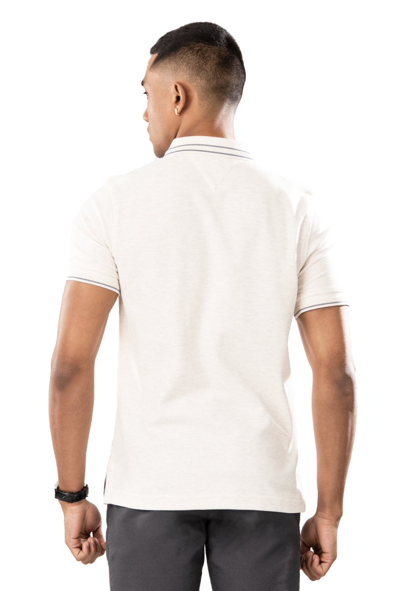 Moose Men's Superior Pique Polo T-Shirt - Antique Heather - Image 4