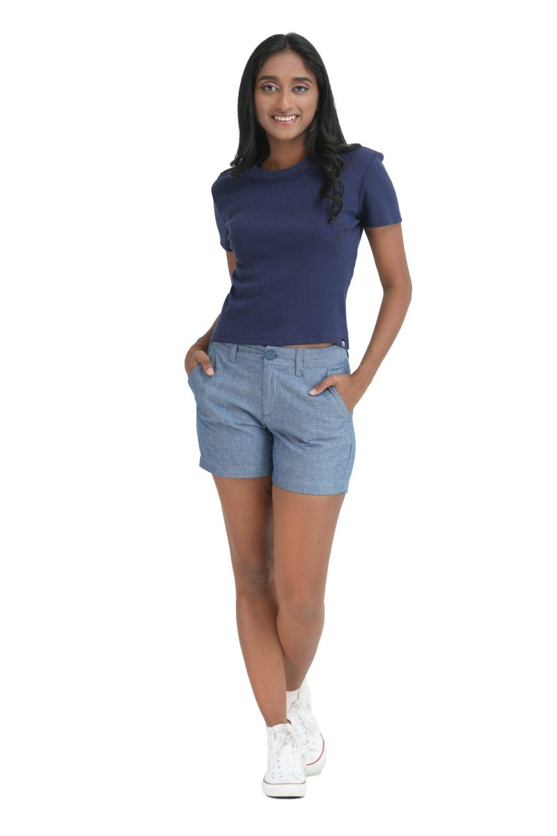 Women's Chino Short - Winter Blue 1