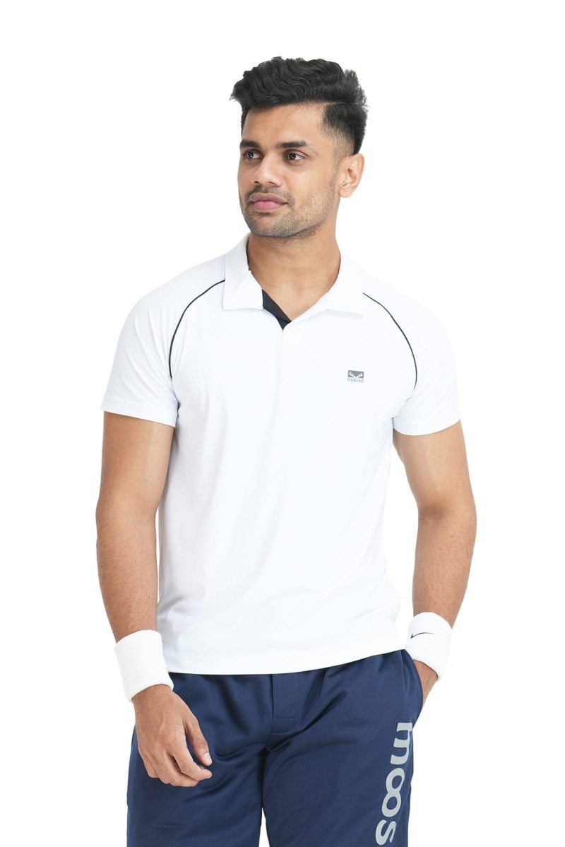 Sport Polo T- Shirt - Brilliant White - Image 2