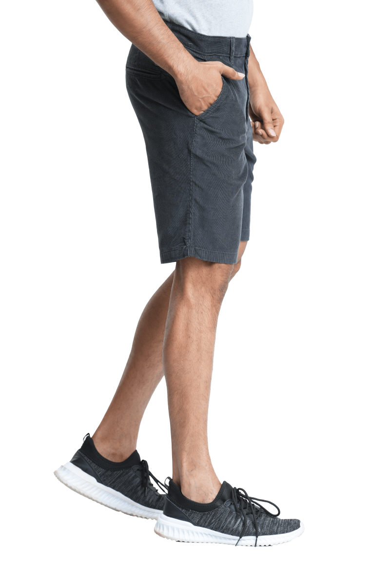 Men's Slim Fit Chino Short - Graphite 16 - Image 3