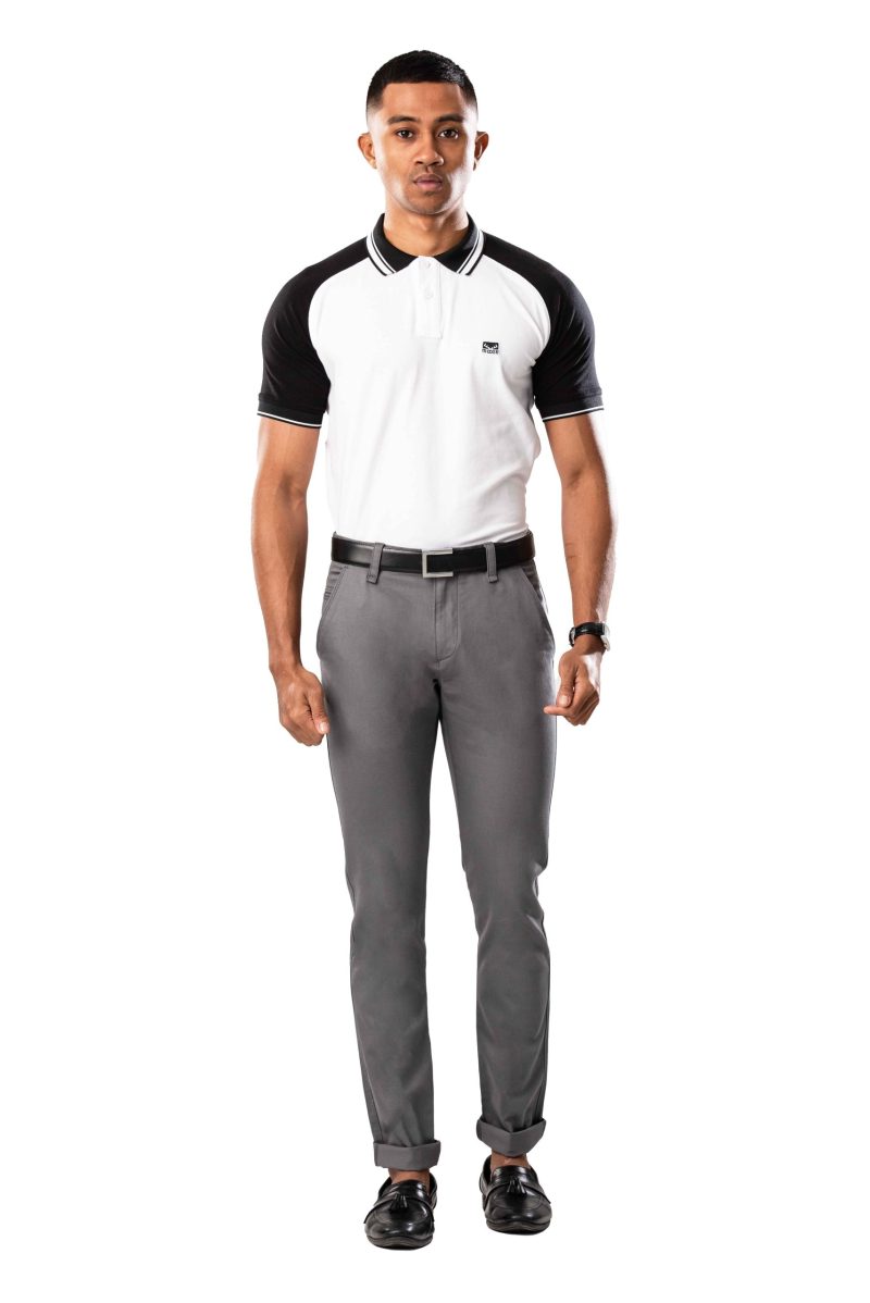Men's Built up Chino Pant - Slate