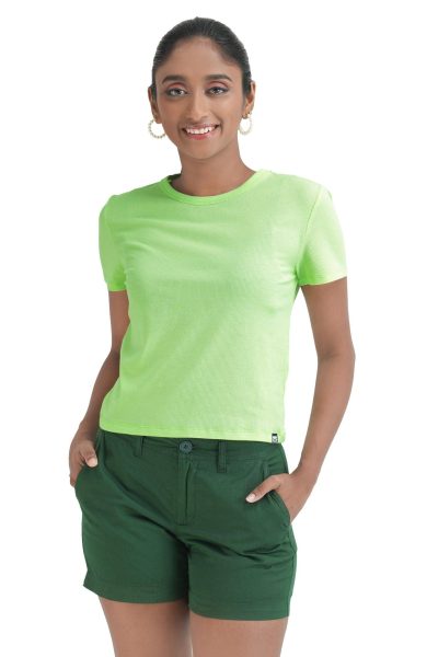 Women's Slim Fit T-Shirt - Bright Mint