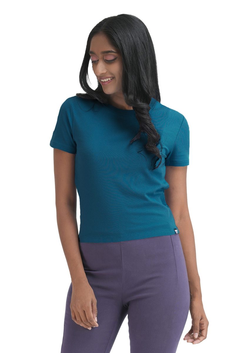 Women's Slim Fit T-Shirt - Ocean Blue