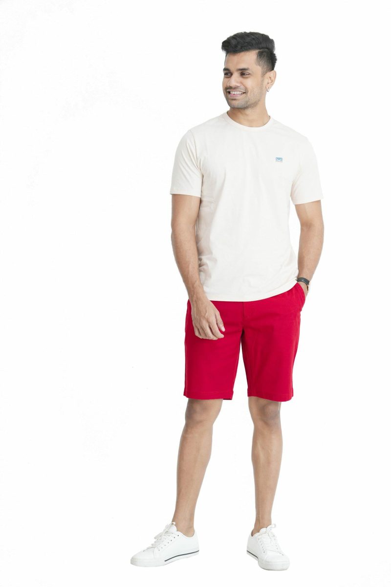 Men's Premium Chino Short - Spanish Red