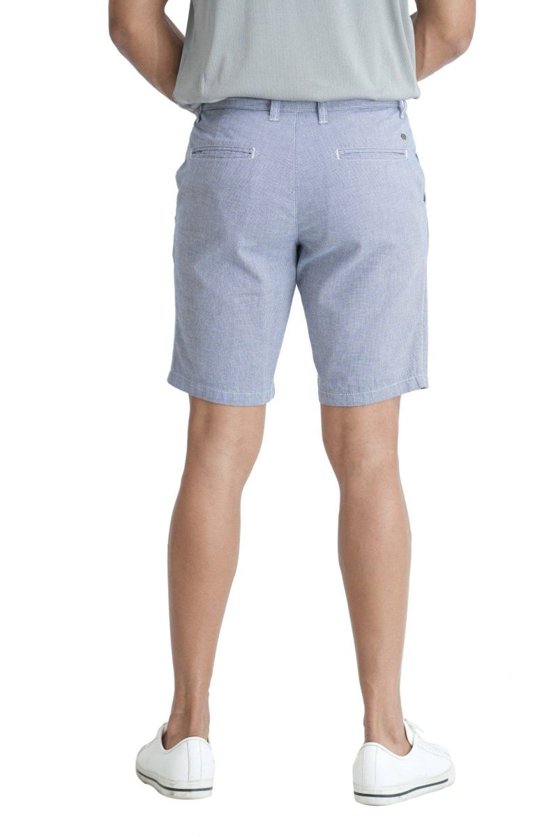 Men's Slim Fit Chino Short - White Print 4 - Image 6