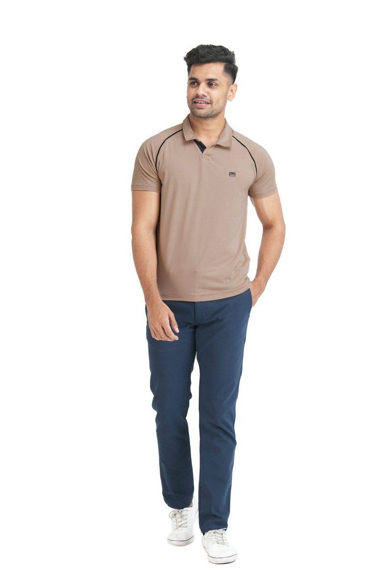 Sport Polo T- Shirt - Peach