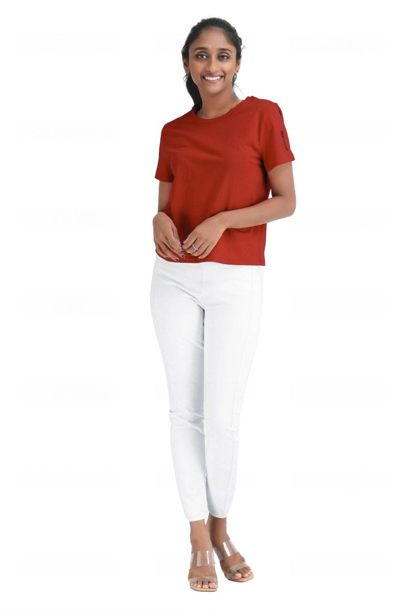 Women's Crew Neck T-Shirt - Aragon - Image 2