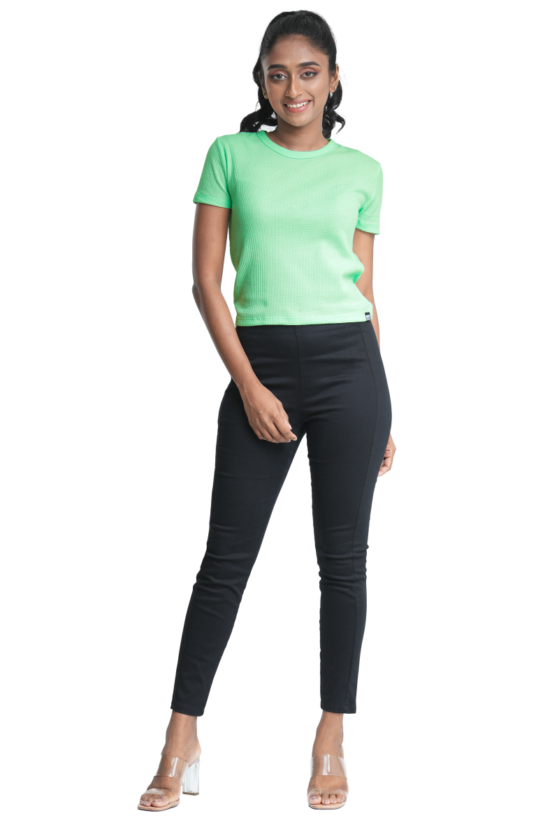 Women's Slim Fit T-Shirt - Mint - Image 2