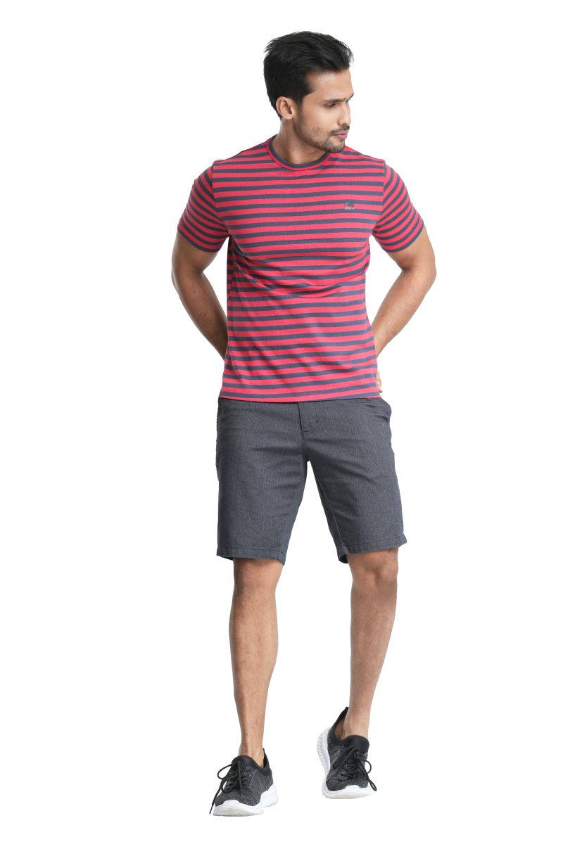 Men's Slim Fit Chino Short - Black 34