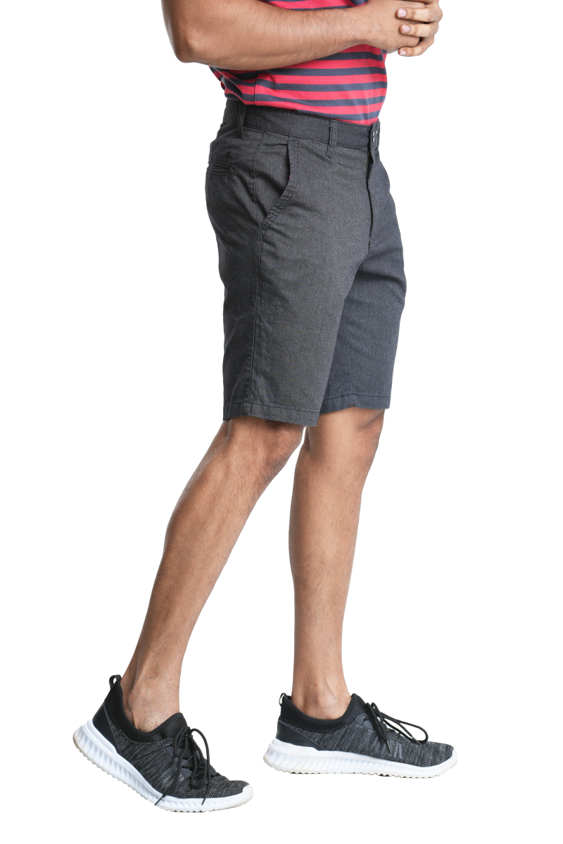 Men's Slim Fit Chino Short - Black 34 - Image 3