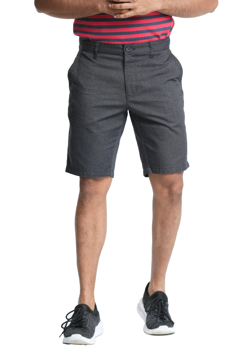 Men's Slim Fit Chino Short - Black 34 - Image 2