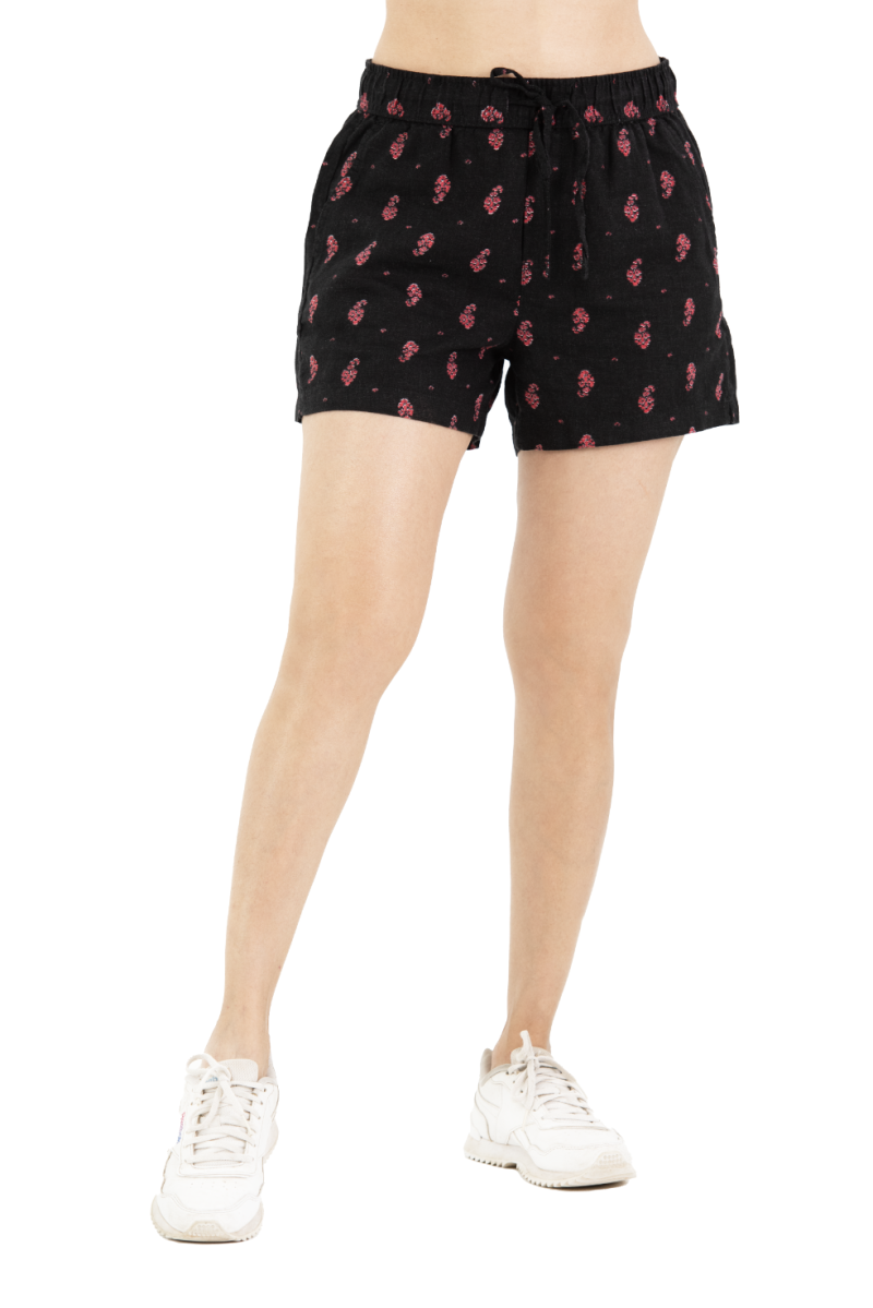 Women's Jogger Short - Black Print 5 - Image 2