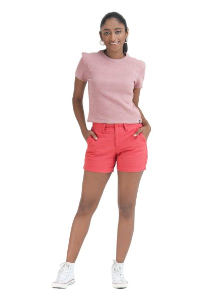 Women's Chino Short - Regal Rose 4
