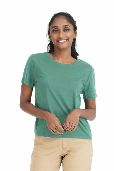 Women's Crew Neck T-Shirt - Frosty Spruce
