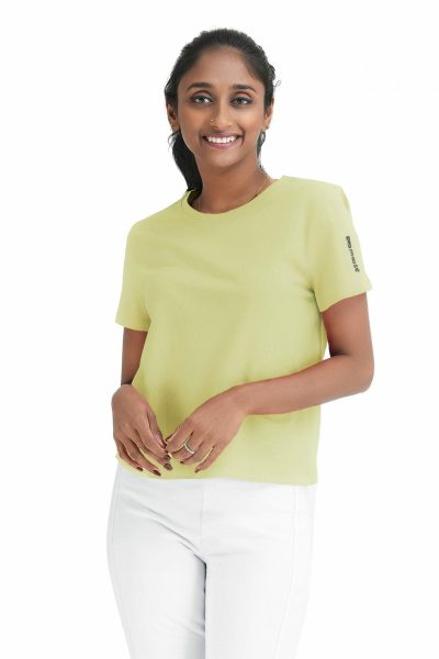 Women's Crew Neck T-Shirt - Italian Straw