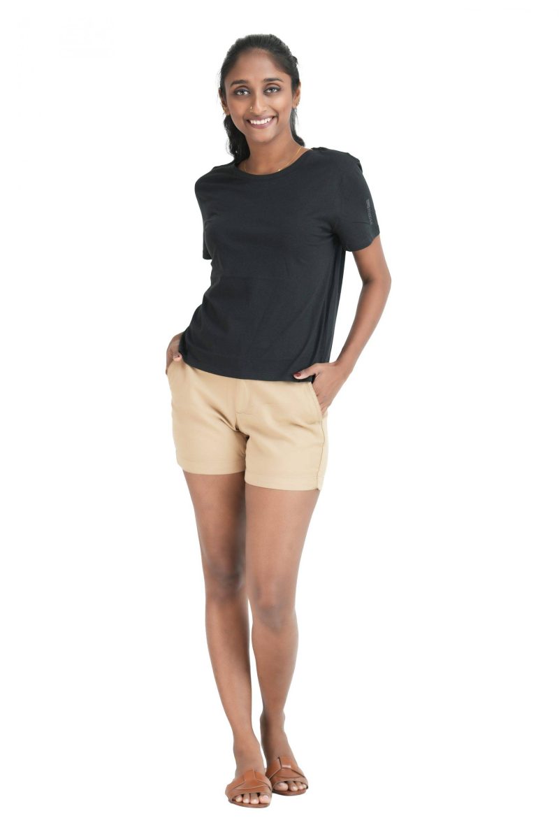 Women's Crew Neck T-Shirt - Black - Image 2