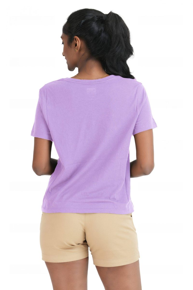 Women's Crew Neck T-Shirt - Moonscape - Image 4