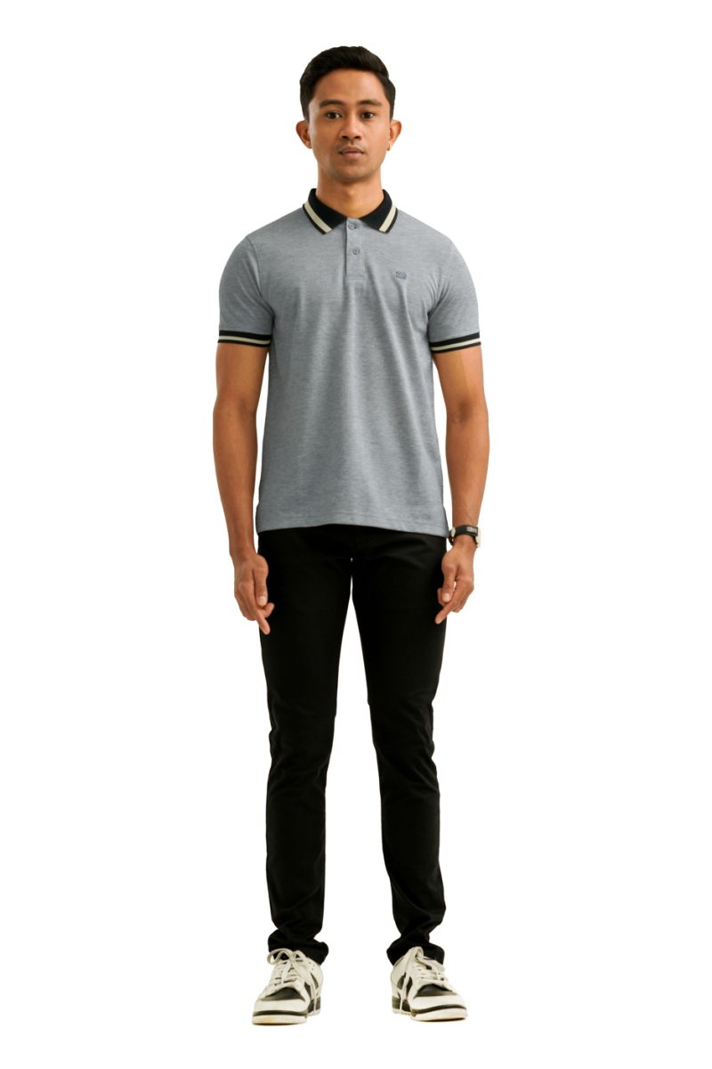 Moose Men's Assorted Polo T-Shirt - Dove