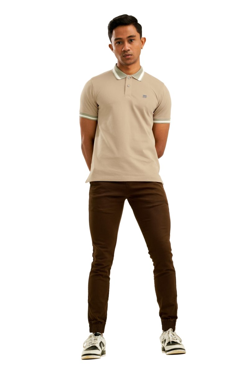 Moose Men's Assorted Polo T-Shirt - Lime Stone