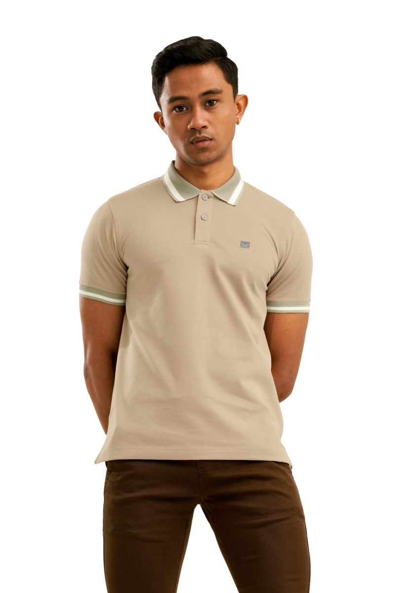 Moose Men's Assorted Polo T-Shirt - Lime Stone - Image 2