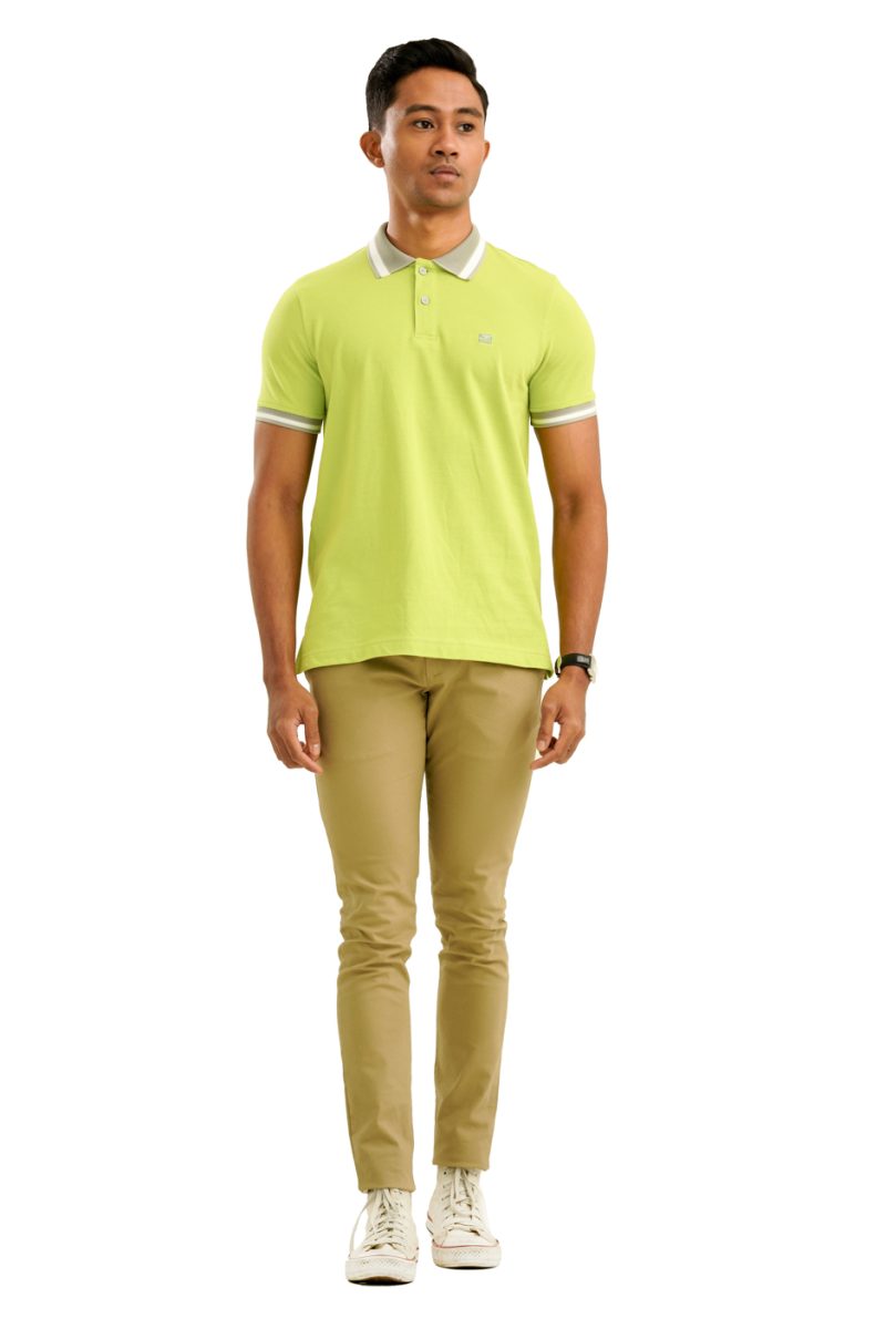 Moose Men's Assorted Polo T-Shirt - Lime