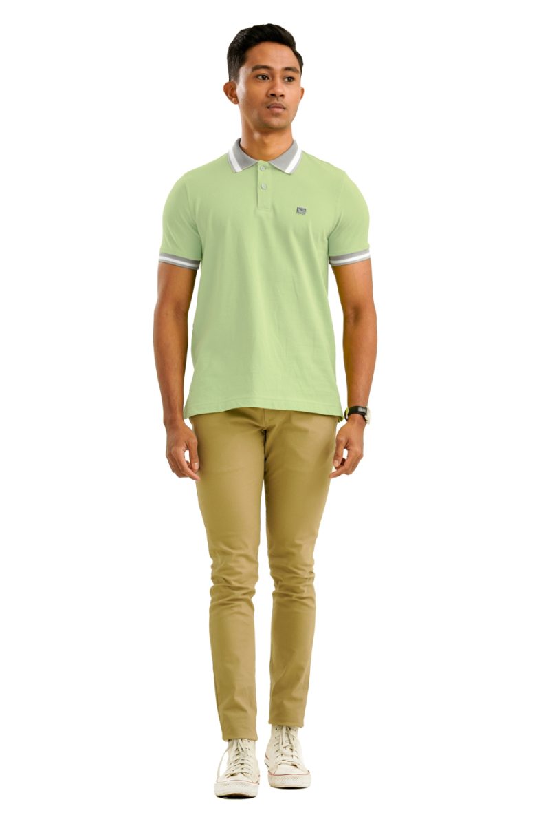 Moose Men's Assorted Polo T-Shirt - Mint