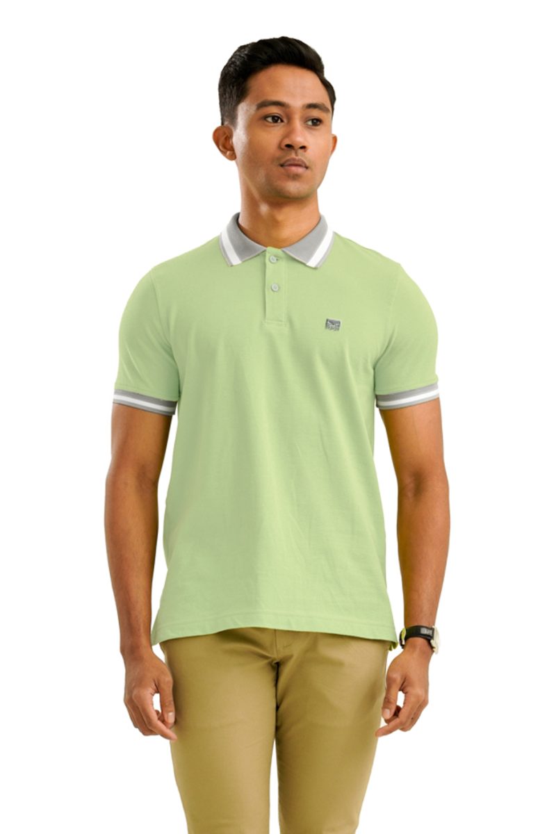 Moose Men's Assorted Polo T-Shirt - Mint - Image 2