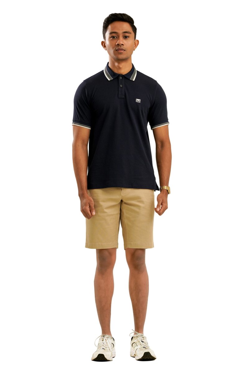 Moose Men's Terry Polo T-Shirt - Moonlight Ocean