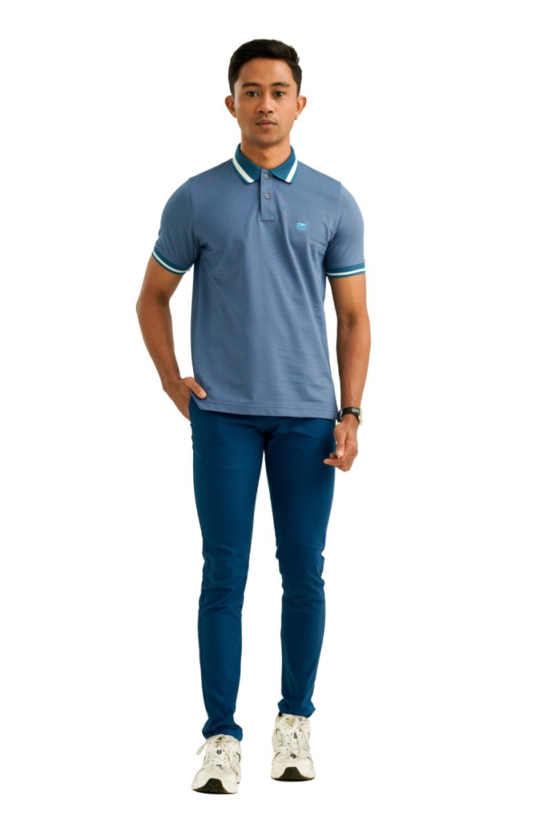 Moose Men's Jacquard Polo T-Shirt - Rivera