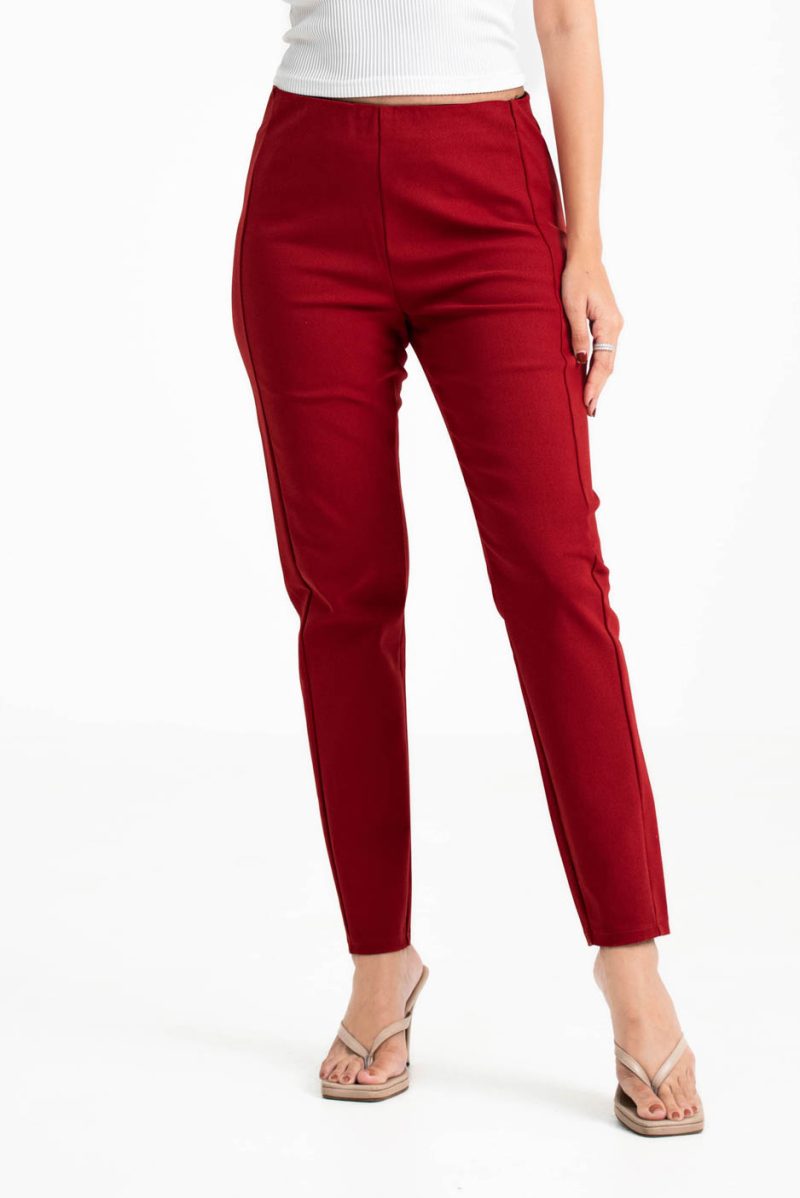 Women's Premium Legging - Red 1 - Image 2