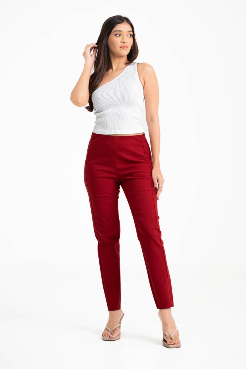 Women's Premium Legging - Red 1