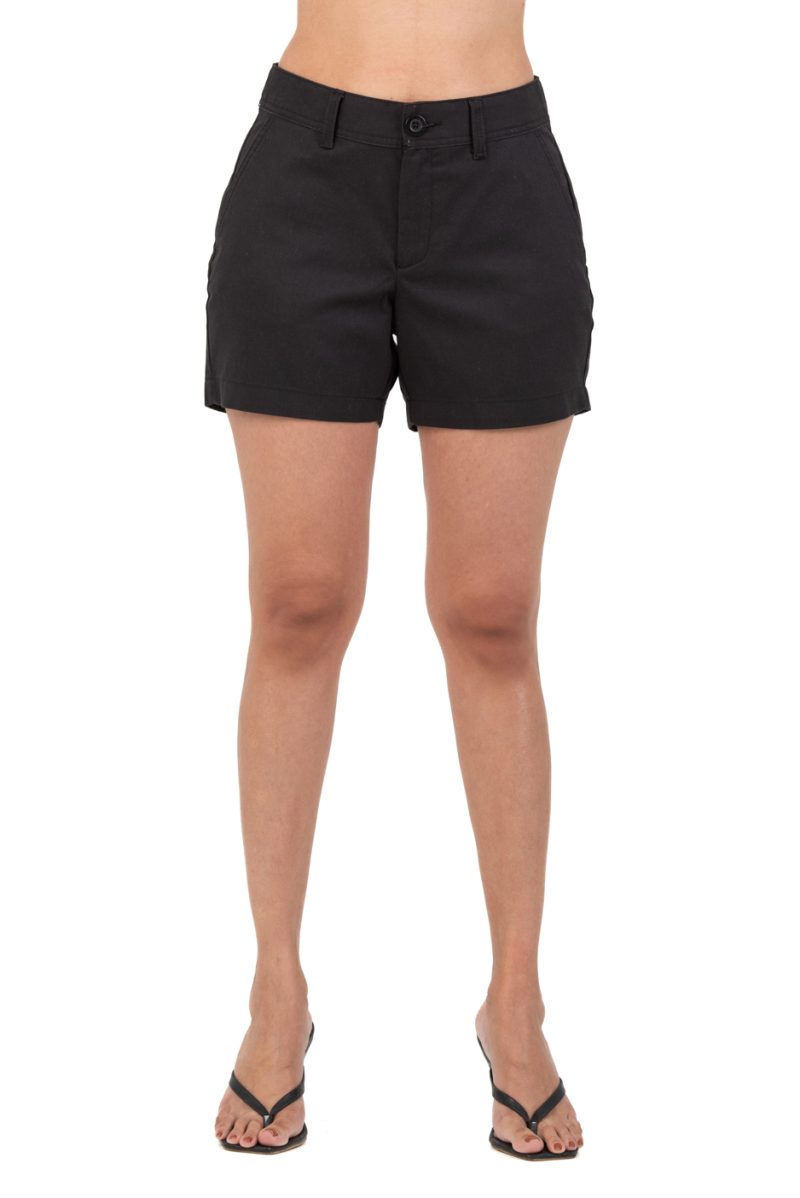 Women's Chino Short - Black 18 - Image 2