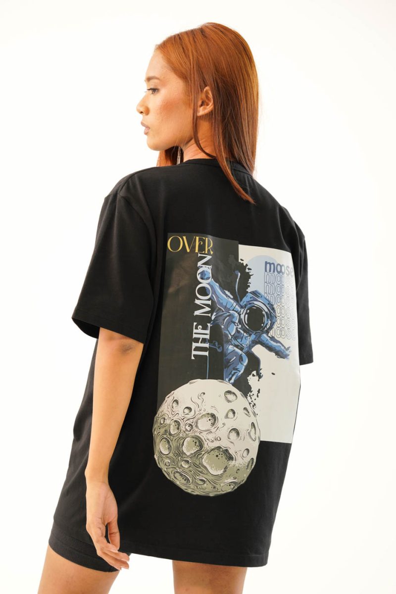 Premium Graphic Print T-Shirt - Over The Moon - Image 2