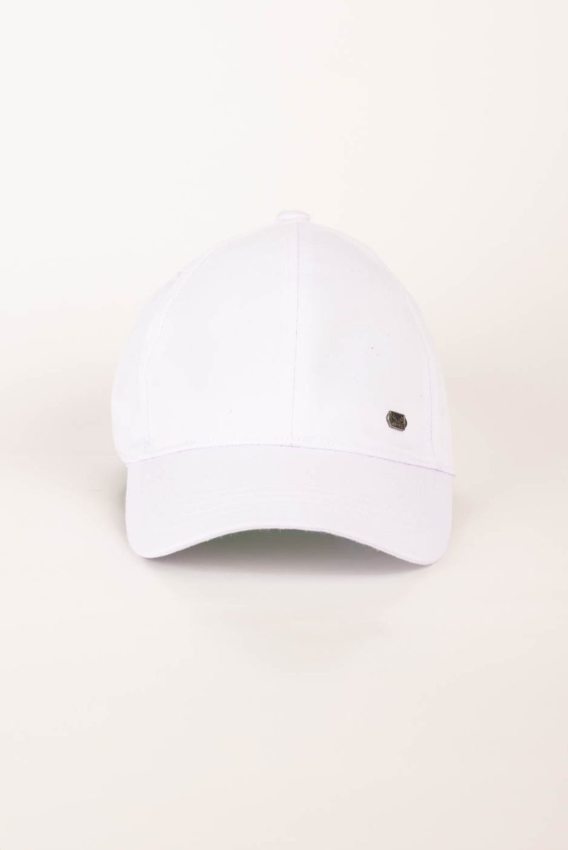 Metal Logo Cap - White