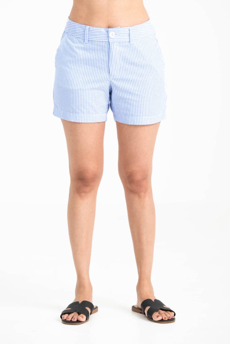 Women's Chino Short - White Stripe 12 - Image 2