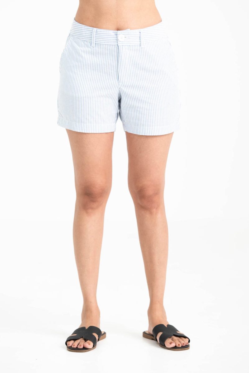 Women's Chino Short - White Stripe 19 - Image 2