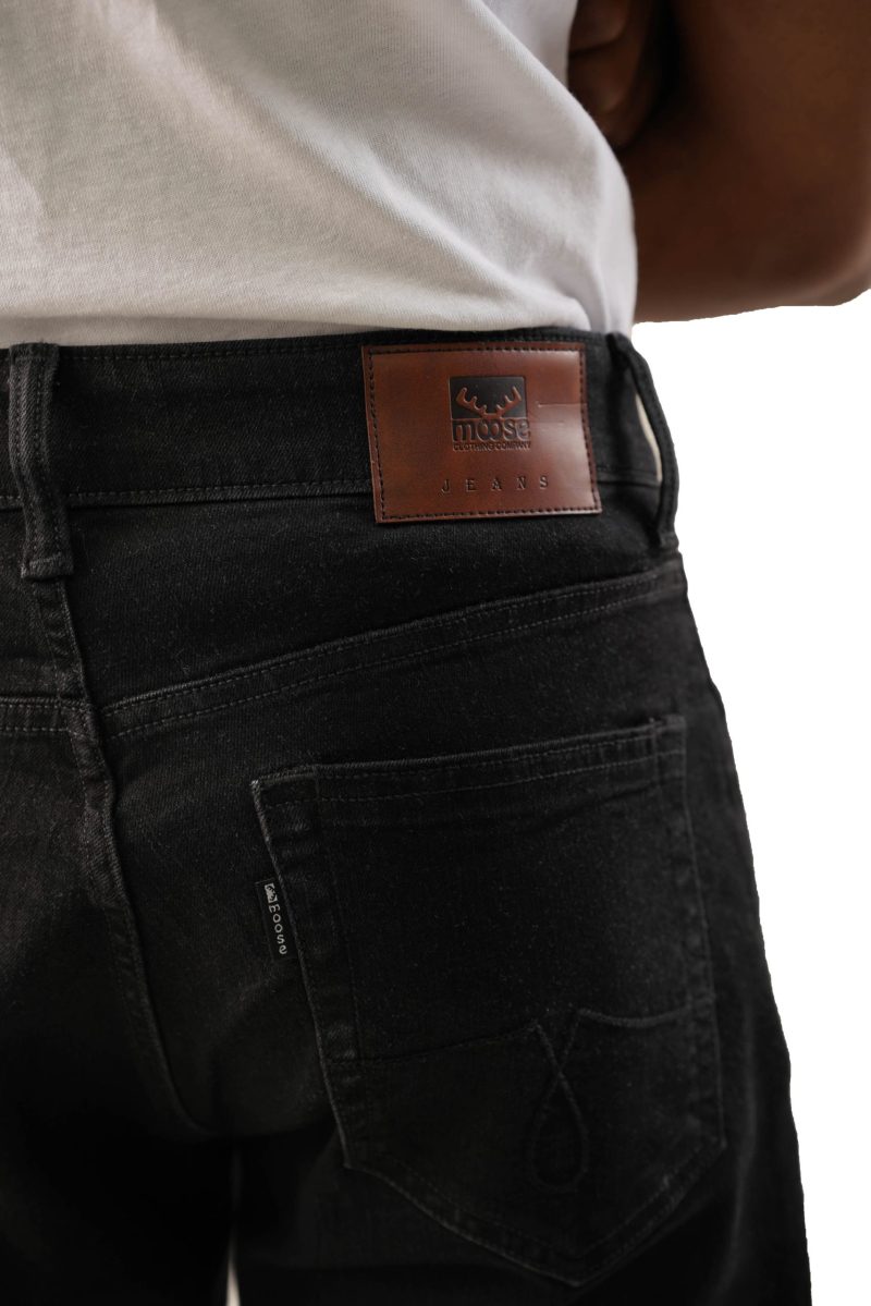 Men's Slim Fit Jeans - Black - Image 4