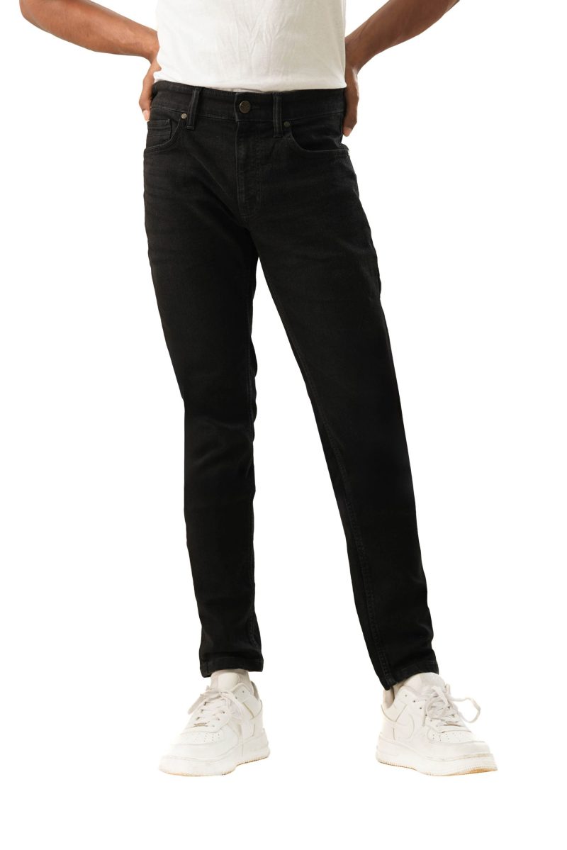 Men's Slim Fit Jeans - Black - Image 2