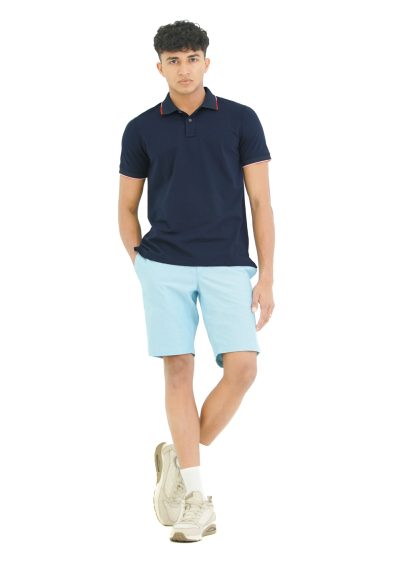 Minimal Stripe Polo