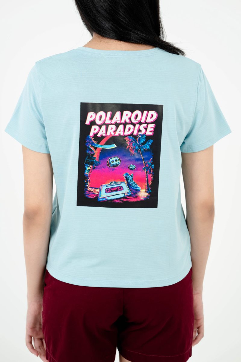 Retro Revival Printed Crew Neck T-shirt - A65 Stripe 2857
