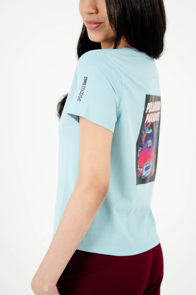 Retro Revival Printed Crew Neck T-shirt - A65 Stripe 2857 - Image 2