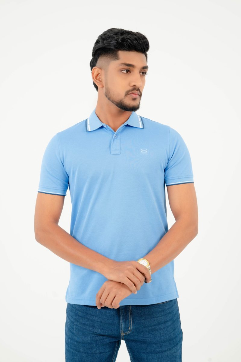 Moose Men's Subtle Polo T-shirt - Cornflower Blue - Image 2