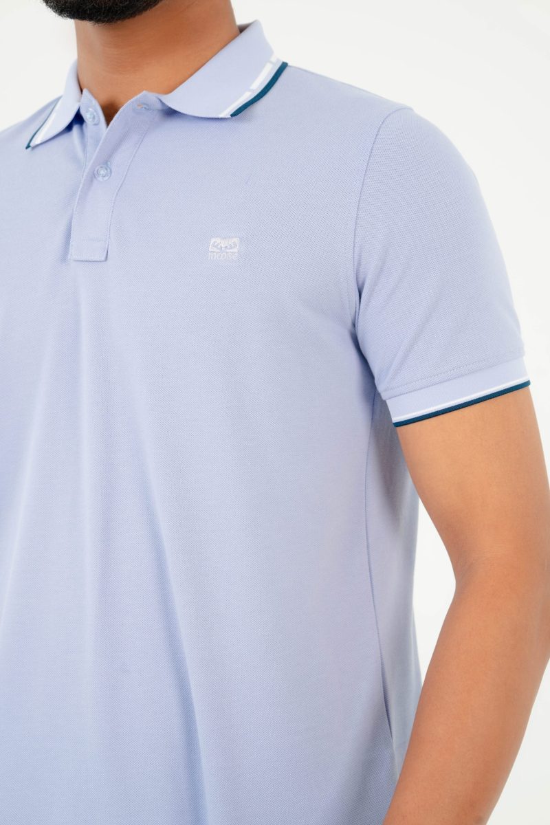 Moose Men's Subtle Polo T-shirt - Lavender Purple - Image 3