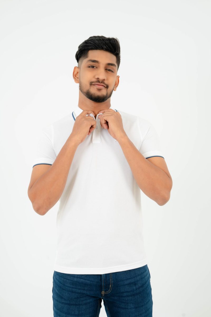 Moose Men's Subtle Polo T-shirt - White - Image 2