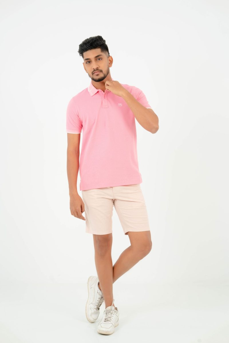 Men's Slim Fit Chino Short - Peach 6