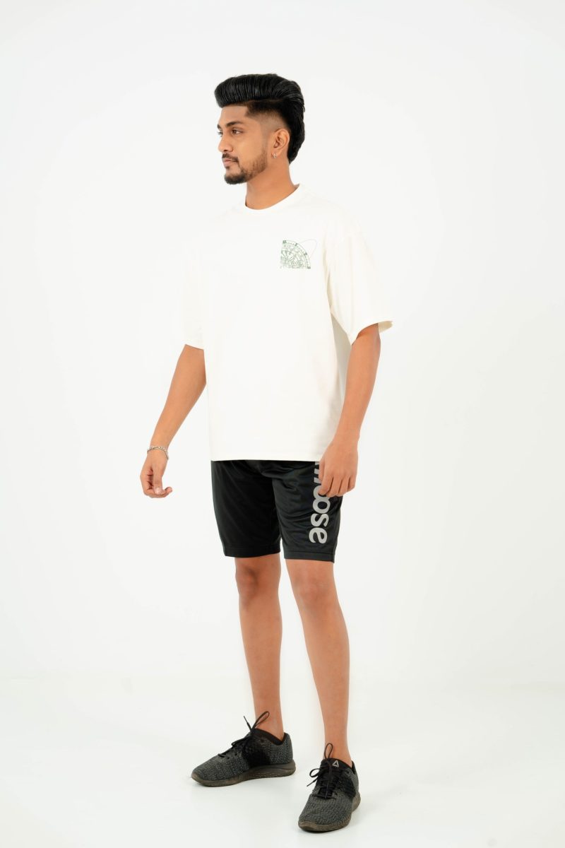 Oversized Graphic Print T-Shirt - Clock - Image 3