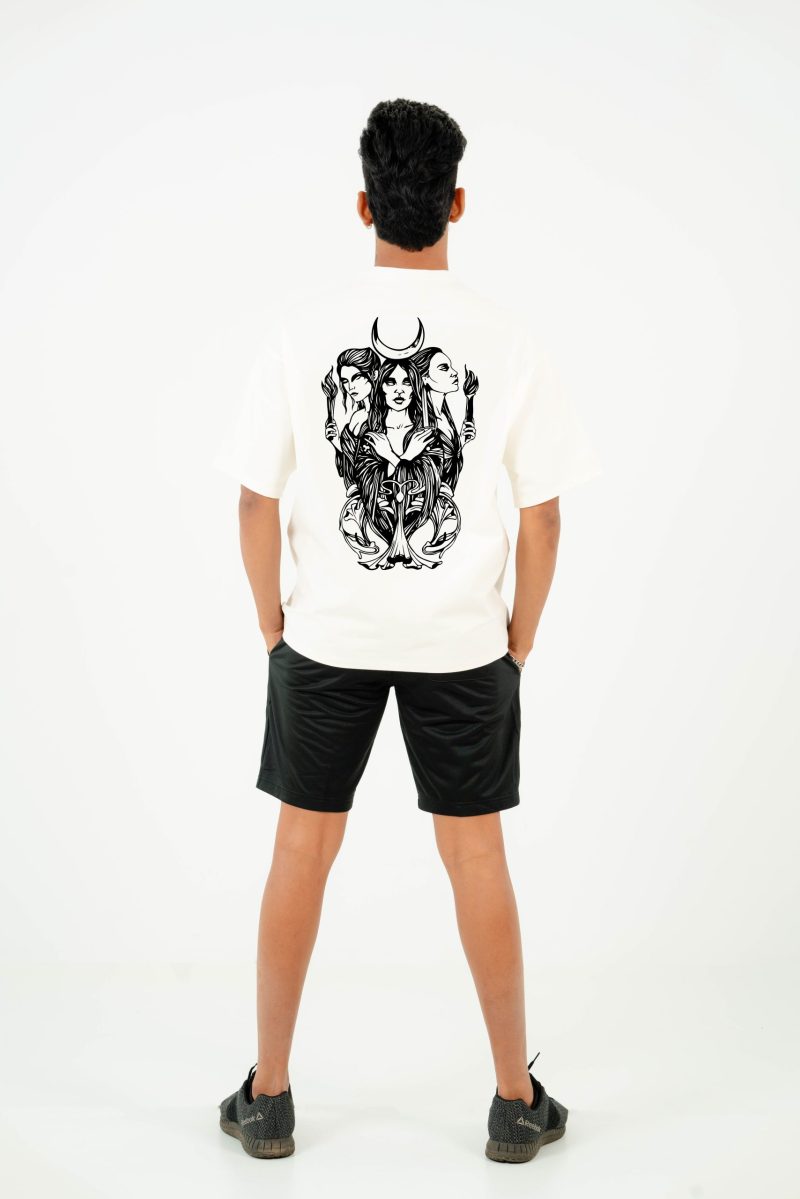 Oversized Graphic Print T-Shirt - Eclipse - Image 2