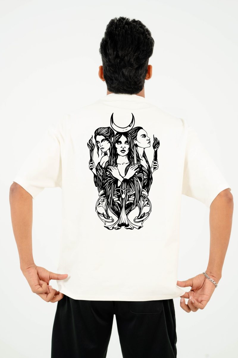Oversized Graphic Print T-Shirt - Eclipse